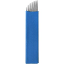 Özgürce 10 Adet 18V Mavi Microblading Iğnesi, 0,20MM, Profesyonel Kullanım