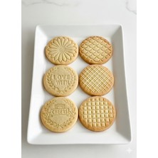 Feyza Design 6'lı Döküm Kurabiye ve Pankek Kalıbı, Temalı, Eğlenceli ve Kaliteli