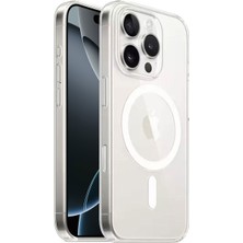 Gtc iPhone 16 Pro Uyumlu Şeffaf Sert Mika Sararma Yapmayan Magsafe Kılıf