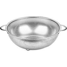 Feyza Design Paslanmaz Çelik Makara Süzgeci 22,5 Cm, Dayanıklı ve Pratik Kullanım
