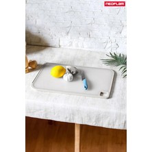 Feyza Design Büyük Mikroban Kesme Tahtası, 305X445X9 Mm, Dayanıklı ve Hijyenik Kullanım