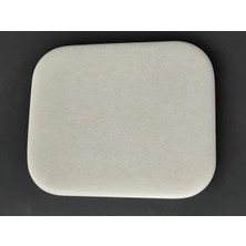 Feyza Design Beyaz Mermer Doğrama Taşı 30X30CM, Ekmek, Et ve Sebze Kesim Taşı