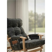 Er-Ge Ticaret Padişah Ahşap Sallanan Sandalye, Tv Koltuğu, Emzirme Koltuğu, Dinlenme Koltuğu, Baba Koltu