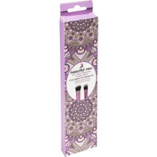 Özgürce Çift Göz Fırça Seti, Profesyonel ve Şık Makyaj Araçları