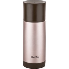 Feyza Design Pembe Rose Gold Paslanmaz Çelik Termos 330ML, Şık ve Dayanıklı Tasarım