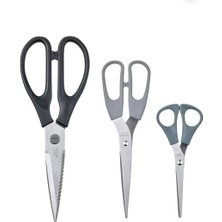 Feyza Design 3'lü Mutfak Makası Seti, Tavuk, Balık ve Sebze Temizleme Için Perfect