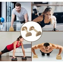 25 cm Ahşap Şınav Barı, Amut Barı, Paralel Bar