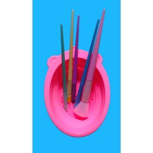 Özgürce Çok Fonksiyonlu Katlanabilir Makyaj Fırçası ve Sünger Yıkama Matı