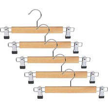 Karokstore Ahşap Etek Askısı, Metal Klipsli (5)