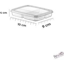 Karokstore Mikrodalga ve Difrizde Kullanılabilen Saklama Kabı Seti 4'lü Beyaz S-411