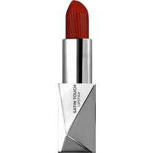Karokstore Uzun Süre Kalıcı Nemlendirici Pürüzsüz Etkili Yarı Mat Ruj Satin Touch Lipstick 825 Satin Red