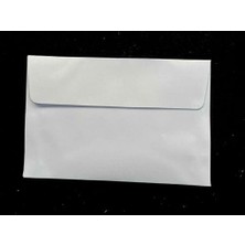 Karokstore Davetiye Zarfı (Beyaz), 12X18 Cm, 50 Adet, Düğün Nişan ve Sünnet Davetiyeleri Için Standart Zarf