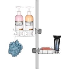 Karokstore Mutfak Banyo Duş Musluk Üstü Rafı Sabun Sünger Askısı Raf Tek Kat