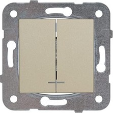 Karokstore Bronz Işik Komütatör Mekanizma+Düğme Kapak Çabuk Bağlanti Çarpma Karşıtı Çocuk Korumalı