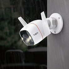 Karokstore C320WS, 2k 4mp Dış Mekan Wi-Fi/ethernet Güvenlik Kamerası, Hareket Algılama, IP66 Su Geçirmez, 30M Starlight Gece Görüşü, Çift Yönlü Ses, Bulut/yerel Depolama, Sesli ve Işıklı Alarm
