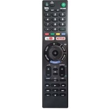 Karokstore Bravia Akıllı Tv'lerle Uyumlu Uzaktan Kumanda 149331411 Bravia Uzaktan Kumanda Için, Netflıx ve Youtube Kısayol Düğmeleriyle Uyumlu Evrensel Yedek RMT-TX300E Uzaktan Kumanda