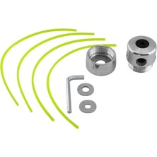 Karokstore Ikili Örümcek Kafa Tırpan Başlığı, Çift Yönlü Kesici, Metal Misinalı Çim Biçme Aparatı