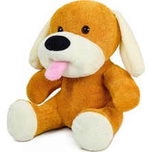 Karokstore Ofis Hediyesi 20-25 cm Figürlü Pelüş Ayıcık, 20 Cm,sevgiliye Hediye (Köpek)