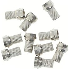 Karokstore 10 Adet Tv Uydu Kablosu Rg6/u4 18MM Geniş F Konnektör