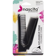 Karokstore Açılır-Kapanır Tarak Fırça Siyah - 115