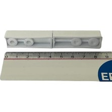 Karokstore Sineklik ve Kombi Dolabı Kapakları Için Plastik Menteşe 4lü Beyaz