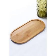 Karokstore Bev Kitchen Bölmesiz Bambu Yağdanlık Altlığı & Sunumluk Ahşap