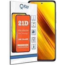 Karokstore X3 ile Uyumlu Tam Kaplayan 21D Temperli Ekran Koruyucu Cam