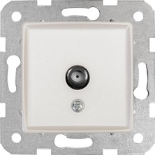 Karokstore Life Sedef Beyaz Uydu Sat Geçişli Mekanizma ve Kapak