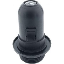 Karokstore Siyah Aç Kapa Anahtarlı E27 Duy