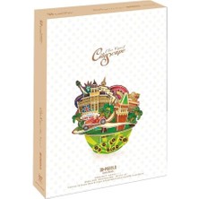 Karokstore Cubicfun 3D 64 Parça Puzzle Las Vegas Şehir Kompozisyonu
