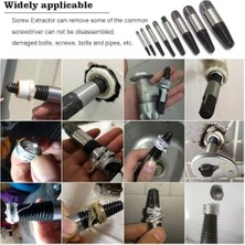 Karokstore 6'lı Profesyonel Vida Çıkarma Seti Kırık Civata Kılavuz Çıkarıcı Hasarlı Dönmeyen Sıkışmış Kırılmış Paslı Vida Sökme Aparatı Taşıma Kutulu
