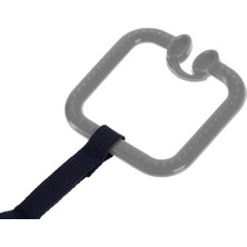 Karokstore Çıngıraklı Puset Halkası Gri Kare