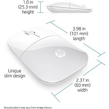 Karokstore Hp Z3700 V0L80AA 3 Tuş 1200DPI Optik Beyaz Kablosuz Mouse