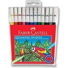 Karokstore Keçeli Kalem 12 Renk, Parlak Renkler, Su Bazlı Yıkanabilir Mürekkep, Çocuklar Için Güvenli