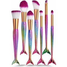 Özgürce Çok Renkli Balık Fırça Seti, 7 Parça, Güçlü ve Çok Yönlü Temizlik