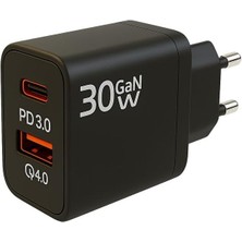 Karokstore Redline 30W Gan Type-C ve Usb-A Girisli Sarj Seti