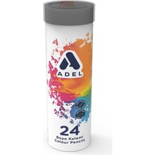 Karokstore Metal Tüp Boya Kalemi, 24 Renk, Tam Boy, Parlak ve Canlı Renkler, Kolay Açılır, Kaliteli Mineli, Dayanıklı Uçlar, Metal Kutulu