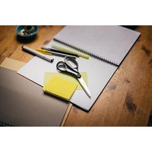 Karokstore Tijeras Para Estudiantes De Secundaria Y Bachillerato 20 cm Pembe Yumuşak Sap