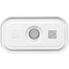 Karokstore Fresh & Save Vakumlu Saklama Kabı, S, Plastik, Yarı Şeffaf-Gri