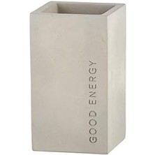 Karokstore Barbara Studio G2765 Good Energy Minimalist Çimento Kalemlik | Iskandinav Tarzı | 6,5 cm G x 11,2 cm Y