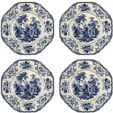 Karokstore Art Florantine 27CM 4lu Tabak Seti Mavi