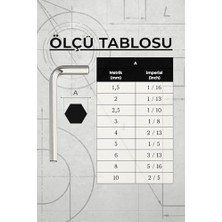 Karokstore 9 Parça Alyan Seti, Krom Kaplamalı, Alyan Anahtar Takımı, Sertleştirilmiş Çelik, Pratik Taşıma Aparatlı, Dayanıklı, Tamirat Aleti