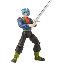 Karokstore 16 Santimetre Dragon Ball Future Trunks Poz Verilebilir Figür - Dragon Stars