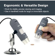 Karokstore 44302-C Deluxe Dijital El Mikroskobu Gri