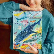 Karokstore & Eskiz Defteri - 60 Sayfalı Kitap, Spiral Ciltli, 8,5X11, Boş Sayfalar, Çiz-Tasarla-Oluştur