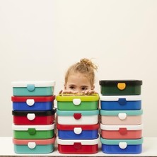 Karokstore - Campus Yemek Kutusu, Bento Beslenme Kutusu, Çocuklar Için, Bento Bölmeli ve Çatallı, Yemek Hazırlama Kutusu, Klipsli Kilitli, Bpa Içermez ve Bulaşık Makinesinde Yıkanabilir, 750 Ml,