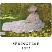 Karokstore Impressionism Series - A5, Claude 4'lü Defter Seti I, Çizgisiz, Toplam 256 Sayfa, Her Biri 64 Sayfa, Tel Dikiş, Esnek Kapak, Oval Kenar, Tuval Doku, 60 Gram, Sarı Krem Renk