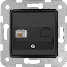 Karokstore Gece Siyahı Tekli Nümeris Cat3 Mekanizma ve Kapak