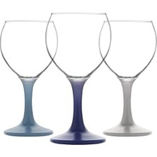 Karokstore 3'lü Kırmızı Şarap Kadehi