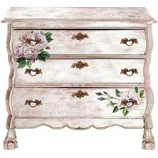 Karokstore Dekor Transferleri-Narin Güller 15 cm x 30 cm Sevgililer Günü Hediyeleri, Paskalya Günü Süsleri, Çocuk Hediyeleri, Anne Sevgililer Günü Hediyesi